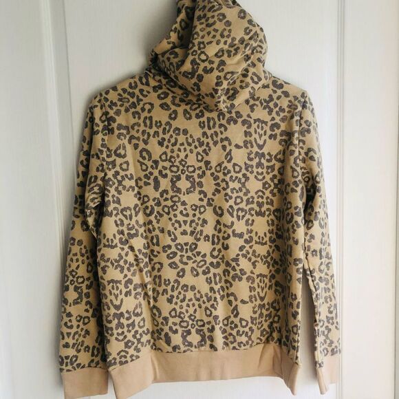Brand New Belle Du Jour Leopard Print Pullover Hoodie For Women Size‎ Small - Picture 7 of 7